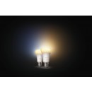 Philips Hue 8719514291256 LED žiarovky 2x8W | E27 | 1100lm | 2200-6500K - set, White Ambience, stmievateľné, Bluetooth