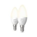 Philips Hue 8719514320628 LED žiarovky set 2x5,5W | E14 | 470lm | 2700K - sada 2ks, Bluetooth, White