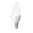 Philips Hue 8719514320628 LED žiarovky set 2x5,5W | E14 | 470lm | 2700K - sada 2ks, Bluetooth, White