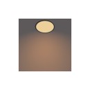 Philips 8719514327207 LED stropné svietidlo Super Slim 1x15W | 1300lm | 2700K | IP44 - EyeComfort, čierna