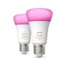 Philips Hue 8719514328365 LED žiarovka 1x6,5W | E27 | 800lm | 2000-6500K | RGB - set 2 ks, Bluetooth, stmievateľné, White and Color Ambiance