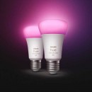 Philips Hue 8719514328365 LED žiarovka 1x6,5W | E27 | 800lm | 2000-6500K | RGB - set 2 ks, Bluetooth, stmievateľné, White and Color Ambiance