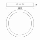 Philips 8719514328679 LED stropné svietidlo Magneos Slim 1x12W | 1200lm | 2700K - EyeComfort, biela