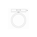 Philips 8719514328846 LED stropné svietidlo Magneos Slim 1x12W | 1350lm | 4000K - EyeComfort, biela