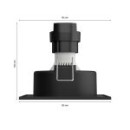 Philips Hue 8719514338807 LED zápustné svietidlo Centura 1x5,7W | GU10 | 350lm | 2200-6500K | RGB - stmievateľné, Bluetooth, White and color ambiance, hliník