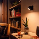 Philips Hue 8719514339248 LED bodové nástenné alebo stropné svietidlo Buckram 1x5W | GU10 | 350lm | 2200-6500K- stmievateľné, diaľkové ovládanie, Bluetooth, White Ambiance, čierna