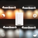 Philips Hue 8719514340893 LED kúpeľňové stropné svietidlo Adore 3x5W | GU10 | 1050lm | 2200-6500K | IP44 - stmievateľné, Bluetooth, diaľkové ovládanie, White Ambiance, biela