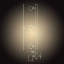 Philips Hue 8719514340893 LED kúpeľňové stropné svietidlo Adore 3x5W | GU10 | 1050lm | 2200-6500K | IP44 - stmievateľné, Bluetooth, diaľkové ovládanie, White Ambiance, biela