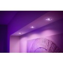 Philips Hue 8719514342880 LED zápustné bodové svietidlo Centura 3x5,7W | GU10 | 1050lm | 2200-6500K | RGB - set 3 ks, stmievateľné, Bluetooth, White and color Ambiance, biela