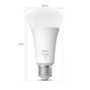 Philips Hue 871951434320 LED žiarovka 1x15,5W | E27 | 1600lm 2700K - biela