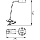 Philips 8719514396876 LED svietidlo s klipom Donutclip 1x3W | 175lm | 4000K- lupa, USB, ružová