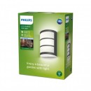 Philips 8719514417618 LED záhradné nástenné svietidlo Python 1x6w | 500lm | 4000K | IP44 - antracit