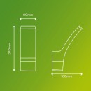 Philips 8719514417670 LED vonkajšia nástenná lampa Splay 1x12W | 1100lm | 2700K | IP44 - antracit