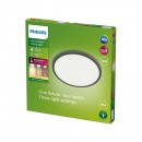 Philips 8719514417977 LED vonkajšie stropné svietidlo SuperSlim 1x15W | 1300lm | 2700K | IP54 - SceneSwitch, čierna