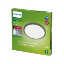 Philips 8719514418011 LED vonkajšie stropné svietidlo SuperSlim 1x15W | 1500lm | 4000K | IP54 - SceneSwitch, čierna