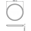 Philips 8719514417977 LED vonkajšie stropné svietidlo SuperSlim 1x15W | 1300lm | 2700K | IP54 - SceneSwitch, čierna