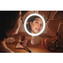 Philips 8719514420472 LED stolné dotykové kozmetické svietidlo so zrkadlom Mirror 1x4,5W | 60lm | 3000-5000K- USB, stmievateľné, biela
