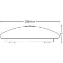 Philips 8719514431805 LED stropné svietidlo Mauve 1x6W | 600lm | 2700K- biela