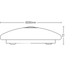 Philips 8719514431829 LED stropné svietidlo Mauve 1x6W | 640lm | 4000K- biela