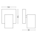 Philips 8719514435216 prisadené stropné bodové svietidlo Kosipo 1x5,5W | GU10 - nastaviteľné, biela