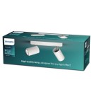 Philips 8719514435230 prisadené stropné bodové svietidlo Kosipo 2x5,5W | GU10 - nastaviteľné, biela