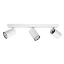 Philips 8719514435254 prisadené stropné bodové svietidlo Kosipo 3x5,5W | GU10 - nastaviteľné, biela