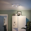 Philips 8719514435254 prisadené stropné bodové svietidlo Kosipo 3x5,5W | GU10 - nastaviteľné, biela