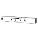 Philips 8719514465275 prisadené stropné bodové svietidlo Limbali 4x50W | GU10 - čierna