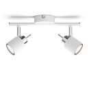 Philips 8719514465312 prisadené stropné bodové svietidlo Meranti 2x35W | GU10 - biela
