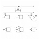 Philips 8719514465336 prisadené stropné bodové svietidlo Meranti 3x35W | GU10 - biela