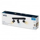WiZ 8719514551855 LED stropné bodové svietidlo Imageo 3x5w | GU10 | 1035lm | 2700-6500K - stmievateľné, čierna