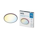 WiZ TunableWhite 8719514554290 prisadené stropné svietidlo Rune LED 21W | 2100lm | 2700-6500K- čierna