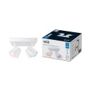 WiZ Colors 8719514554559 IMAGEO prisadené stropné bodové svietidlo 4xGU10 | 4x5W | 345lm | 2200-6500K | RGB -biela