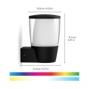 Philips 8720169071254 LED vonkajšie nástenné svietidlo Elpas | 8,5W integrovaný LED zdroj | 650 lm | 2700-5000K