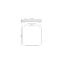 Philips 8720169195455 LED prisadené stropné svietidlo Mauwe | 12W integrovaný LED zdroj | 1200 lm | 2700K