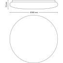 Philips 8720169196070 LED prisadené stropné svietidlo Izso | 24W integrovaný LED zdroj | 2500 lm | 2700-6500K