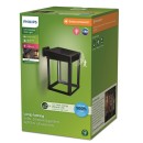 Philips 8720169263918 LED solárne vonkajšie nástenné svietidlo Camill | 1,4W integrovaný LED zdroj | 250lm | 3000K