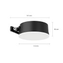 Philips 8720169265622 LED solárne vonkajšie nástenné svietidlo Vynce | 1,5W integrovaný LED zdroj | 200lm | 2700K