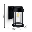 Philips 8720169266391 vonkajšie nástenné svietidlo Bellini E27