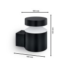 Philips 8720169266612 LED vonkajšie nástenné svietidlo Laven | 6W integrovaný LED zdroj | 750lm | 4000K