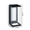 Philips 8720169266797 LED vonkajšie nástenné svietidlo Ulyzo | 12W integrovaný LED zdroj | 1500lm | 2700K