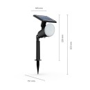 Philips 8720169269132 LED solárne vonkajšie zapichovacie svietidlo Jivix | 1,4W integrovaný LED zdroj | 150lm | 2700K