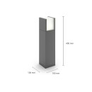 Philips 8720169278066 LED vonkajší stĺpik Arbour | 3,8W integrovaný LED zdroj | 800lm | 2700K
