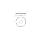 Philips 8720169301252 LED prisadené stropné svietidlo Coiner  | 24W integrovaný LED zdroj | 2700lm | 2700K