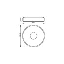 Philips 8720169301290 LED prisadené stropné svietidlo Coiner  | 24W integrovaný LED zdroj | 2700lm | 2700K