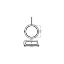 Philips 8720169308169 LED zapustené svietidlo Diamond Cut | 4,8W integrovaný LED zdroj | 800lm | 3000K