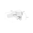 Philips 8720169318731 prisadené stropné svietidlo Centris  | 3x4,2+25W GU10/LED | 2000-6500, RGBK