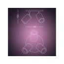 Philips HUE  8720169319516 LED bodové stropné svietidlo Fugato  | 3x4,2W GU10 | 2000-6500K+RGBK