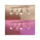 Philips HUE  8720169319578 LED bodové stropné svietidlo Fugato  | 4x4,2W GU10 | 2000-6500K+RGBK