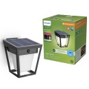 Philips 8720169362086 LED solárne vonkajšie nástenné svietidlo Nissa  | 1,8W integrovaný LED zdroj | 25lm | 3000K